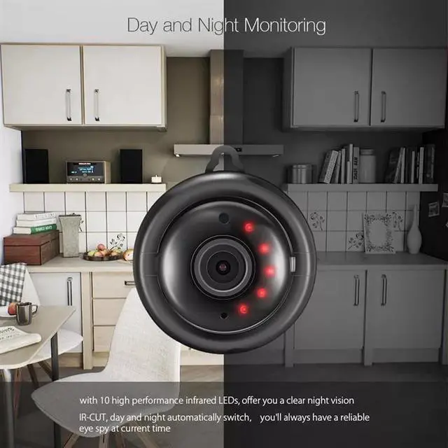 Alt view image 3 of 7 - CCTV Camera WiFi 1080P Wireless IR Indoor Outdoor Security Night Vision Home CAM