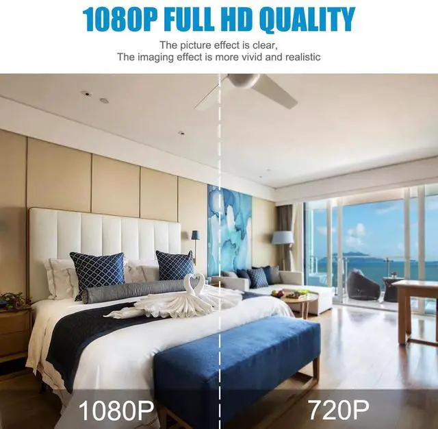 Alt view image 5 of 7 - 1080P HD Security Camera System Outdoor Indoor Home Wireless WiFi Night Camera