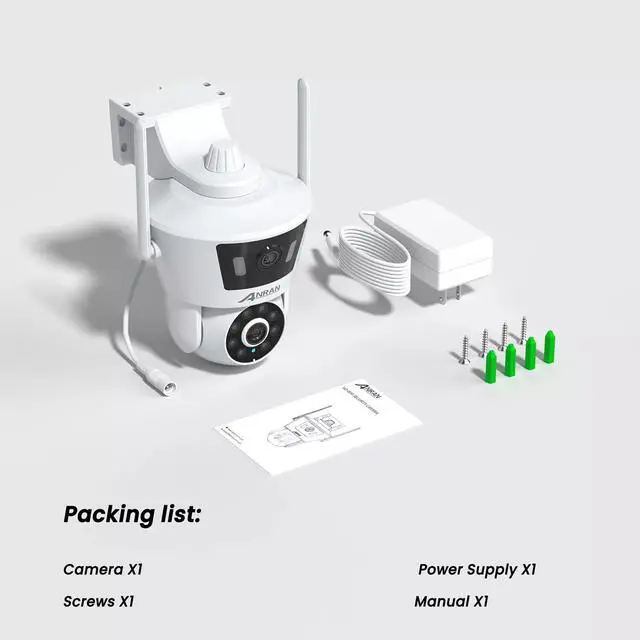 Alt view image 7 of 7 - Security Camera Wireless Outdoor 4MP HD Home Night Vision Wifi CCTV Camera