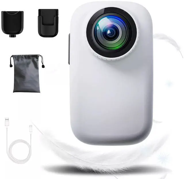 Alt view image 7 of 7 - Sport Action Camera 4K HD Wireless Camera Mini Portable Body Camera Audio DVR 4K Camera + 64GB Card