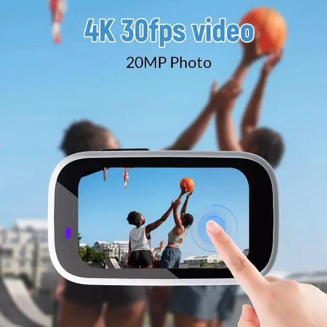 Alt view image 3 of 7 - Sport Action Camera 4K HD Wireless Camera Mini Portable Body Camera Audio DVR 4K Camera + 64GB Card
