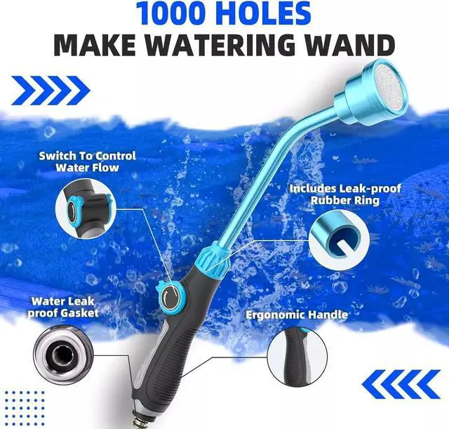 Alt view image 4 of 7 - Watering Wand 1000 Holes with Water Watering Touch Garden Watering Wand for Hang