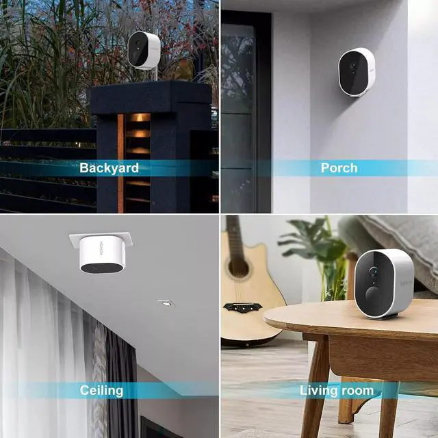 Alt view image 5 of 7 - WEWATCH IPF1 Security Wireless Camera, 1080P HD Video, PIR Detection Alarm, Nigh