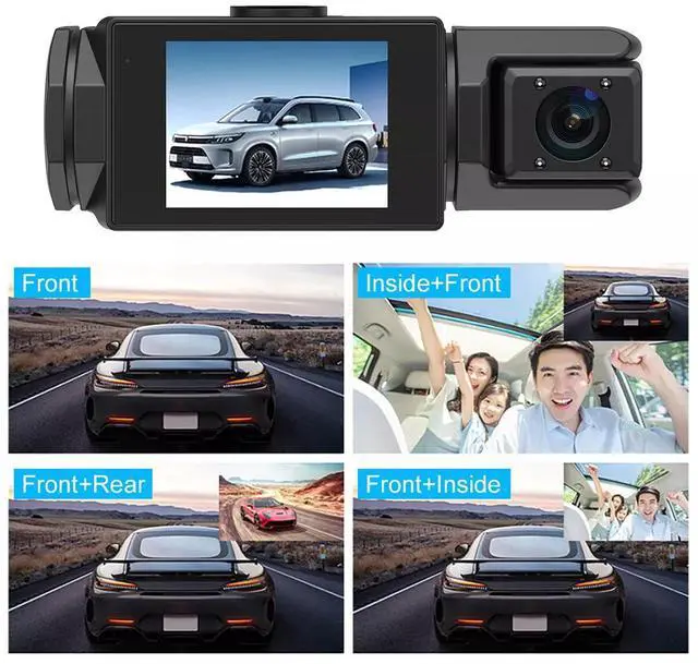 Alt view image 5 of 7 - 2024 WiFi Dash Cam Pro Car Camera Recorder Dual Front Rear HD 1080P Night Vision