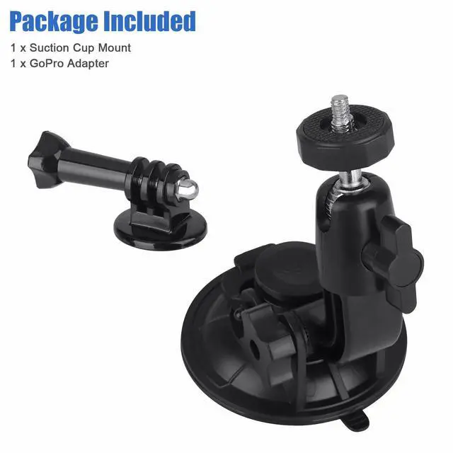 Alt view image 6 of 7 - 360° Suction Cup Car Holder Mount Cradle for GoPro Hero 10 9 8 7 DJI OSMO Camera