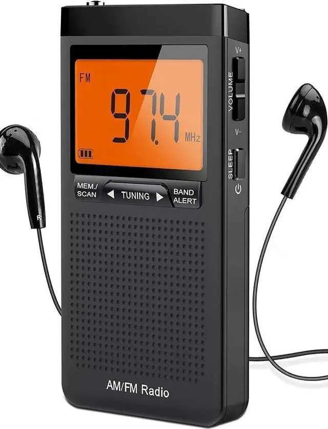 Main image of AM FM Portable Radio Personal Radio with Excellent Reception Battery Operated
