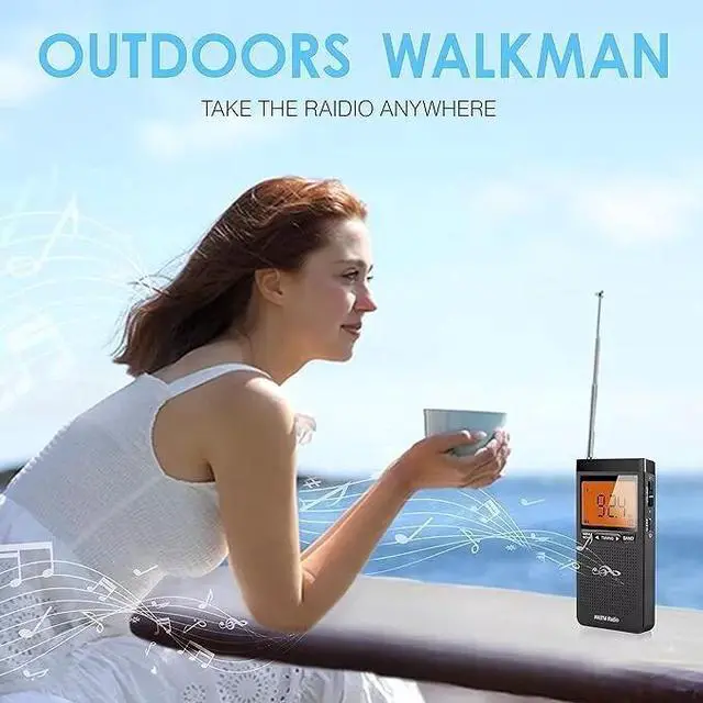 Alt view image 5 of 6 - AM FM Portable Radio Personal Radio with Excellent Reception Battery Operated
