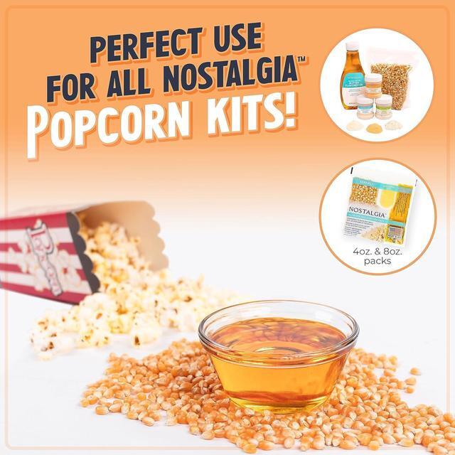 Alt view image 4 of 6 - Nostalgia Popcorn Maker Machine - Professional Cart With 2.5 Oz Kettle Makes Up to 10 Cups - Vintage Popcorn Machine