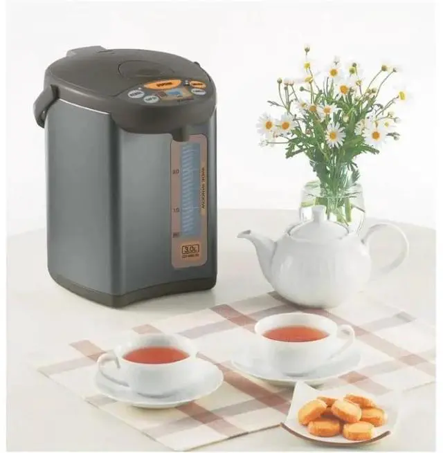 Alt view image 4 of 5 - Zojirushi CD-WCC30 Micom Water Boiler and Warmer (101 oz, Silver Dark Brown)