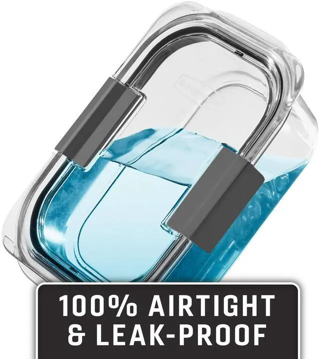 Alt view image 5 of 7 - Rubbermaid Brilliance 10-Piece Set, Leak-Proof and Clear Food Storage Containers
