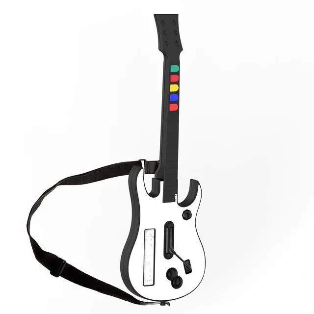 Alt view image 3 of 7 - DOYO Wireless Guitar Controller Guitar Hero Rock Band Games for Nintendo Wii