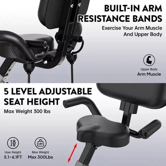 Alt view image 4 of 7 - Indoor Exercise Bike Stationary Bike Cycling Bicycle Cardio Fitness Workout Bike