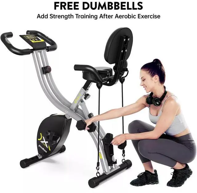 Alt view image 6 of 7 - Indoor Exercise Bike Stationary Bike Cycling Bicycle Cardio Fitness Workout Bike