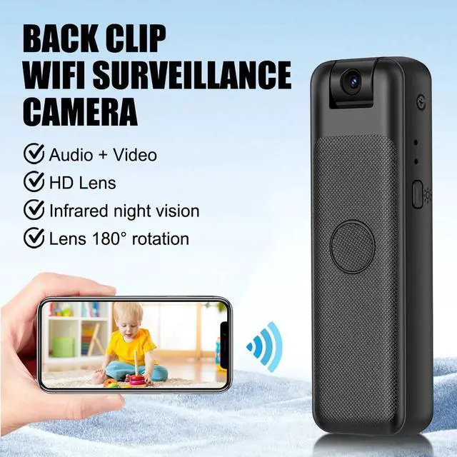 Alt view image 6 of 7 - Mini HD 1080P Clip Camera Video Audio Recorder Infrared Night Vision 180° Rotate