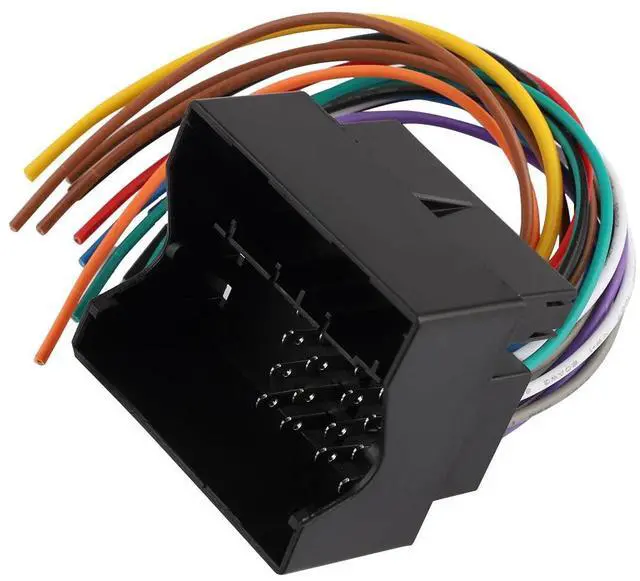 Alt view image 4 of 7 - For BMW VW Aftermarket Car CD Radio Wire Harness+ Plug Antenna Adaptor Connector