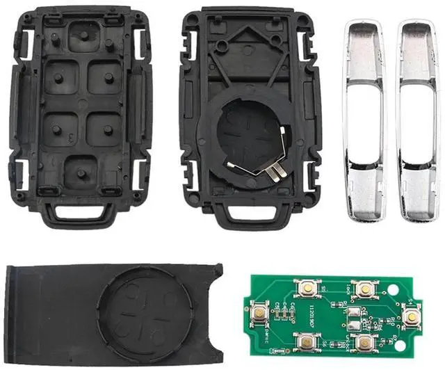 Alt view image 5 of 7 - 2x For 2014 2015 2016 2017 2018 Chevy Silverado 1500 Colorado Car Remote Key Fob