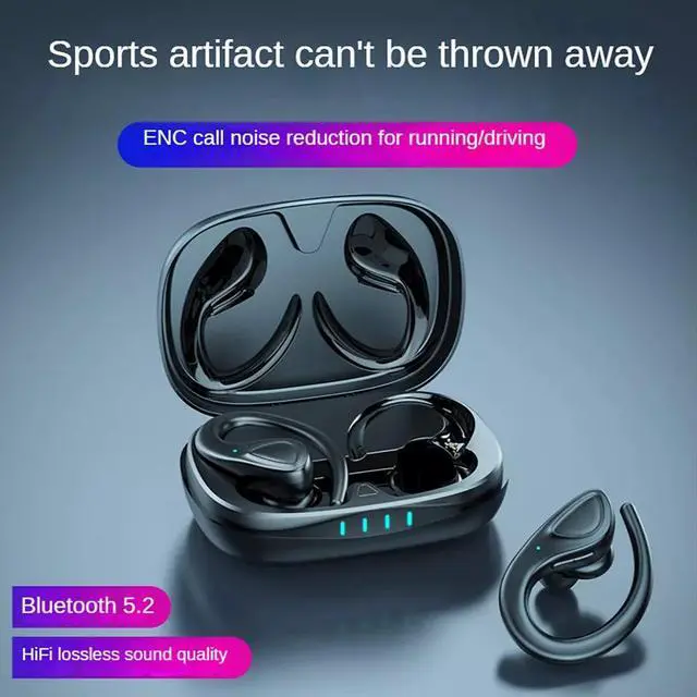Alt view image 2 of 7 - Bluetooth 5.2 TWS True Wireless Headset Earphones HiFi Sport Earbuds Headphones