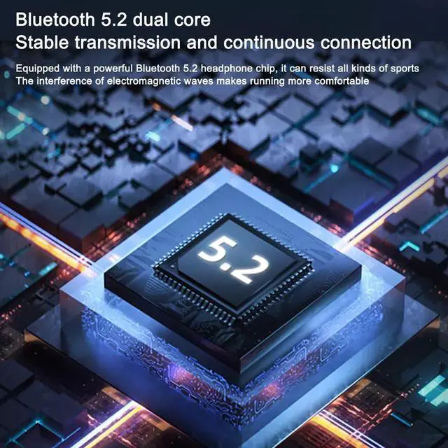 Alt view image 5 of 7 - Bluetooth 5.2 TWS True Wireless Headset Earphones HiFi Sport Earbuds Headphones