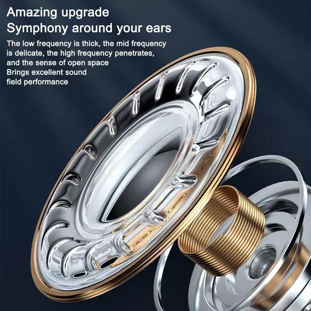 Alt view image 4 of 7 - Bluetooth 5.2 TWS True Wireless Headset Earphones HiFi Sport Earbuds Headphones