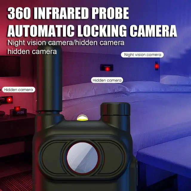 Alt view image 4 of 7 - Mini Anti-spy Hidden Camera Detector Prevent Monitoring Finder Signal Hotel Room