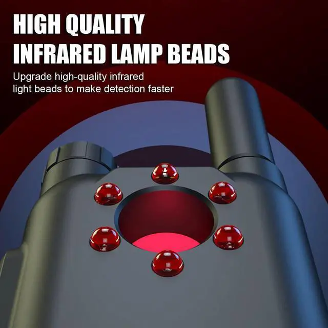 Alt view image 2 of 7 - Mini Anti-spy Hidden Camera Detector Prevent Monitoring Finder Signal Hotel Room