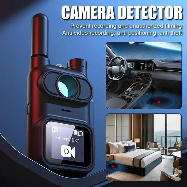 Alt view image 5 of 7 - Mini Anti-spy Hidden Camera Detector Prevent Monitoring Finder Signal Hotel Room