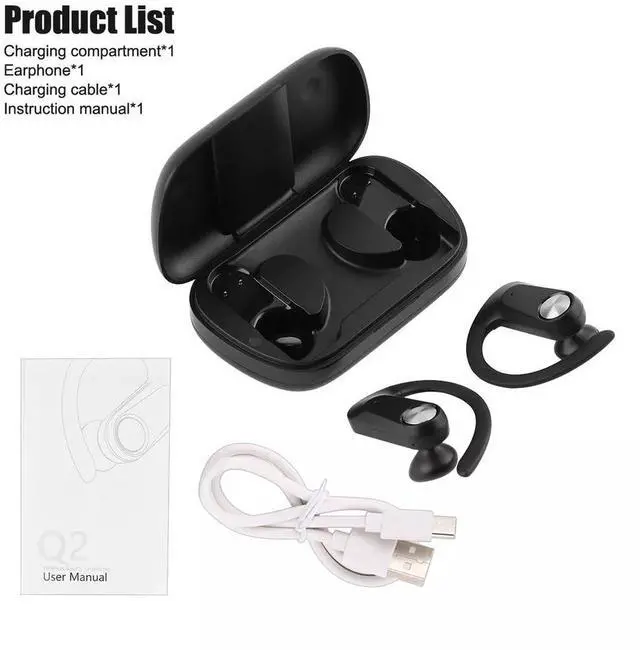 Alt view image 7 of 7 - TWS Bluetooth 5.3 Earbuds MP3 In-ear Headset Wireless Sport Headphones Earphones
