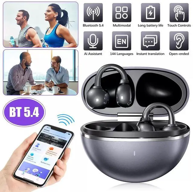 AI Translation Earbuds 144 Languages Smart Translate Headphone