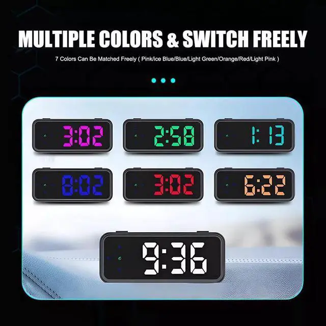 Alt view image 4 of 7 - Mini Speedometer GPS Car HUD Head Up Display LED Digital MPH/KMH Universal 2024