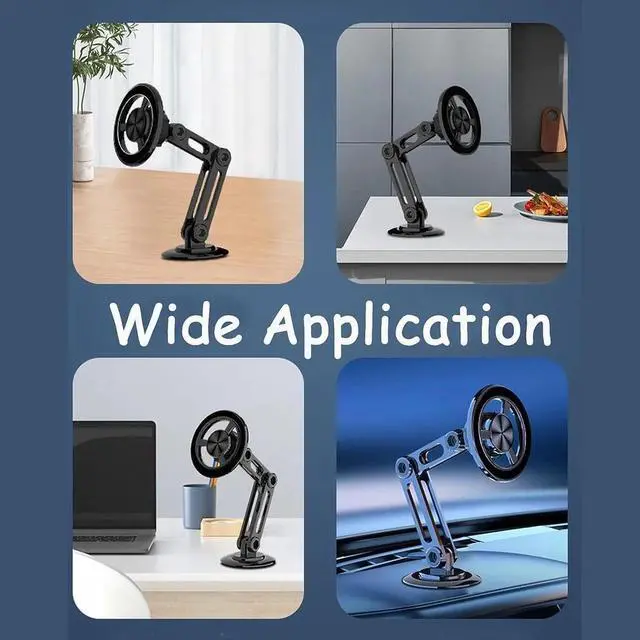 Alt view image 7 of 7 - Universal 360° Pro Magnetic Car Phone Holder Mount Strong Magnet Suction Stand