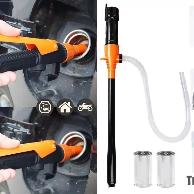 Alt view image 5 of 7 - Portable Powered Battery Liquid Transfer Pump 2.4 GPM for Gasoline Diesel Fuel