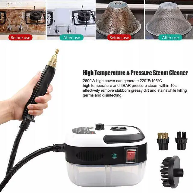 Alt view image 4 of 7 - 2500W Handheld Pressurized Steam Cleaner High Temp Portable Cleaning Machine US