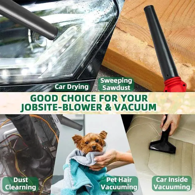 Alt view image 4 of 7 - Cordless Leaf Blower Vacuum Handheld Electric Leaf Blower With 2 Battery US