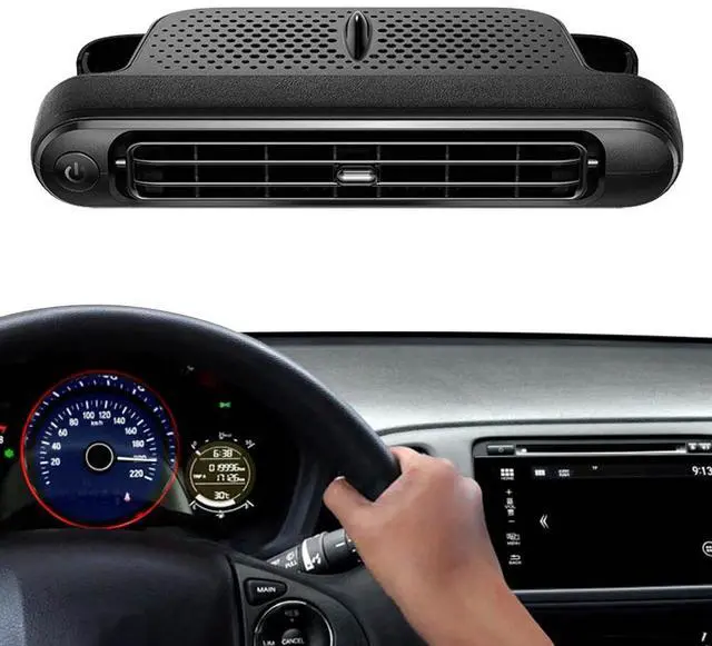 Alt view image 2 of 7 - Mini Car Mounted Seat Back Cooling Fan Portable 3 Speed Headrest Silent Cooler