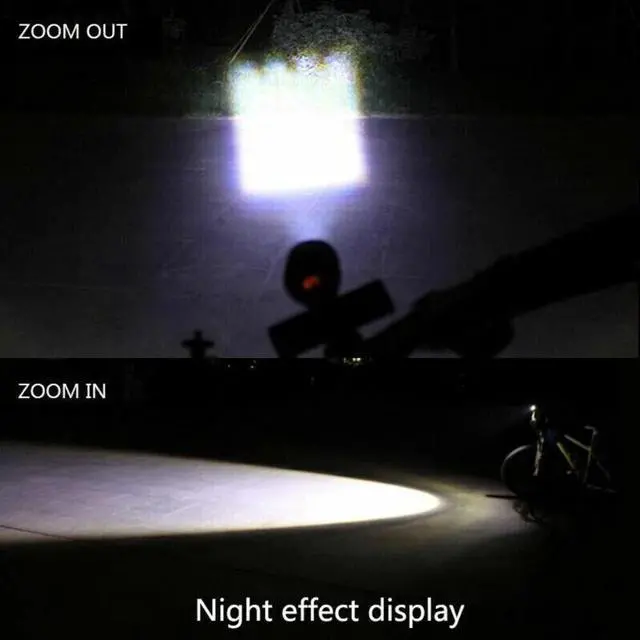 Alt view image 2 of 7 - Rechargeable LED Mountain Bike Lights 20000LM Bicycle Torch Front &Rear Lamp Set