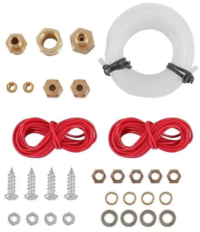 Alt view image 5 of 7 - 2'' 52mm Mechanical Chrome Triple Gauge Set Water Temp Oil Pressure Volt Meter