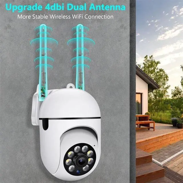 Alt view image 2 of 7 - 2-Pack Wireless 5G WiFi Security Camera System Smart Outdoor Night Vision 1080P