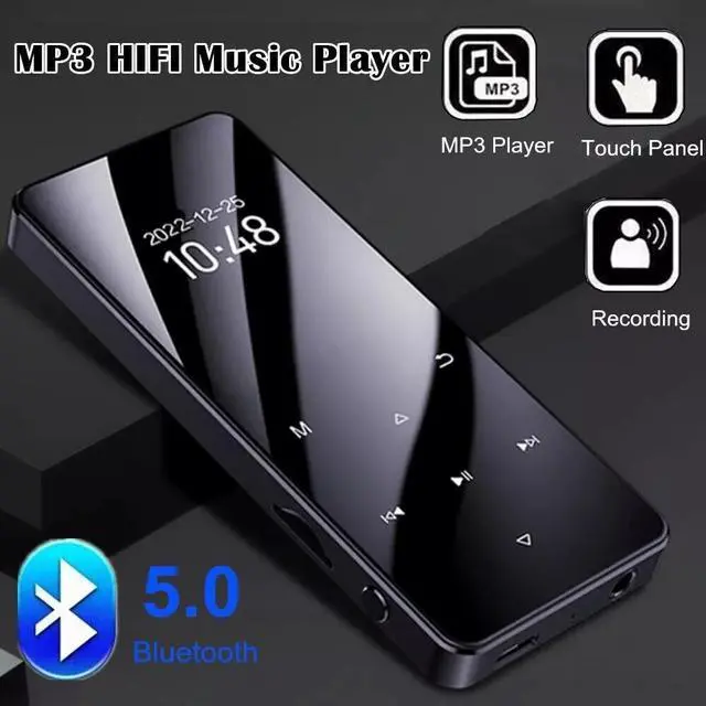 Alt view image 5 of 7 - MP4/MP3 Player Support 128GB Bluetooth Lossless Music FM Radio Recorder Sport US