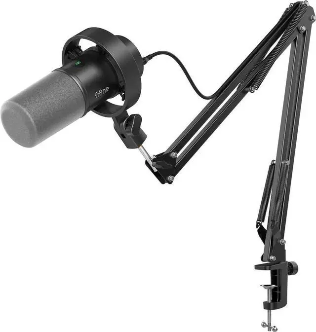 Main image of FIFINE K688 Podcast Microphone Kit, USB/XLR Dynamic Microphone with Boom Arm for PC/XLR Mixer, Gaming Mic with Mute Button, Headphone Jack for Vocal, Voice-Over, Streaming, Music Recording -K688CT