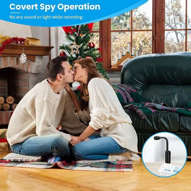 Alt view image 3 of 7 - Mini Spy Camera WiFi Hidden Cameras Wireless Small Nanny Cam, USB Plug Hidden Spy Camera 1080P HD Security Camera with App Live Streaming, Motion/Sound Detection for Home/Office/Indoor