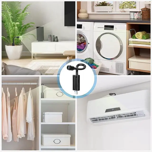 Alt view image 4 of 7 - Mini Spy Camera WiFi Hidden Cameras Wireless Small Nanny Cam, USB Plug Hidden Spy Camera 1080P HD Security Camera with App Live Streaming, Motion/Sound Detection for Home/Office/Indoor