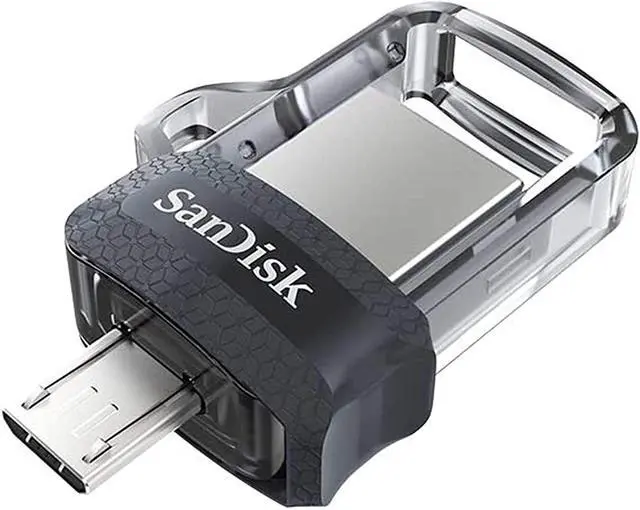 Alt view image 5 of 5 - SanDisk Ultra Dual Drive M3.0 OTG Micro USB Flash Drive for Android SDDD3