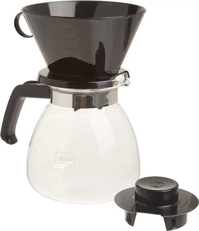 Alt view image 2 of 6 - Melitta 640616 Coffee Maker, 52 oz, Glass Carafe