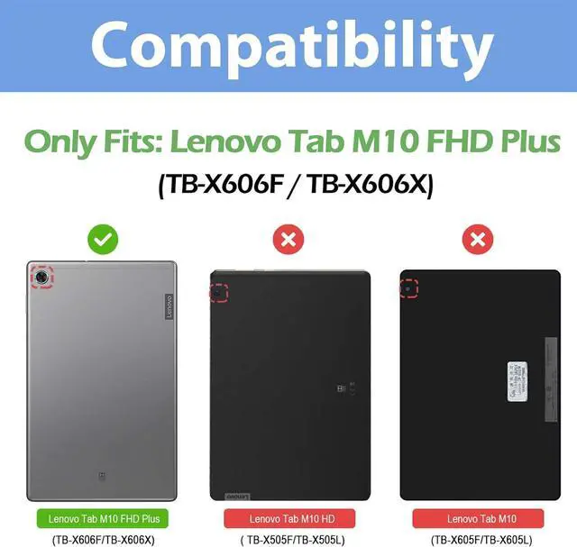 Alt view image 2 of 7 - [2 Pack] Screen Protector for  Tab M10 FHD Plus 10.3 Inch TB-X606F TB-X606X Tempered Glass Screen Film Guard for  Tab M10 Plus (2nd Gen) 2020 Release