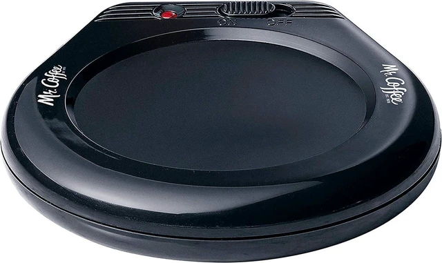 Alt view image 2 of 7 - Mr. Coffee Mug Warmer for Coffee and Tea, Portable Cup Warmer for Travel, Office Desks, and Home, Black & Salton Coffee Mug & Tea Cup Warmer for Office Use or Candle Warming, Electric Beverage Warmer