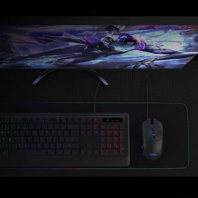 Alt view image 7 of 7 - Wired Gaming Mouse, 5500 DPI, Breathing Light, Ergonomic Game USB Computer Mice RGB Gamer Desktop Laptop PC Gaming Mouse, 7 Colors RGB Lighting, 6 Buttons for Windows 7/8 / 10, Black