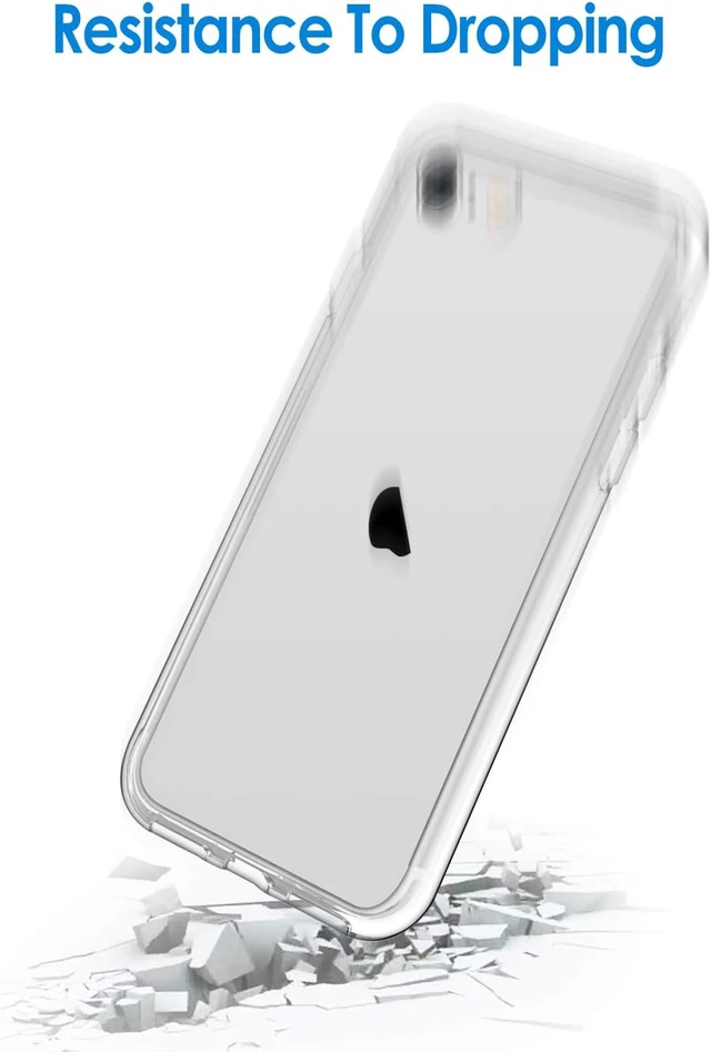 Alt view image 6 of 6 - Case for iPhone SE 3/2 iPhone 8/7 Anti-Yellowing Clear