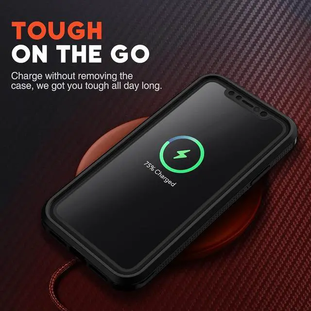 Alt view image 5 of 7 - NTG [1st Generation Designed for iPhone XR Case, Heavy-Duty Tough Rugged Lightweight Slim Shockproof Protective Case for iPhone XR 6.1 inch, Black