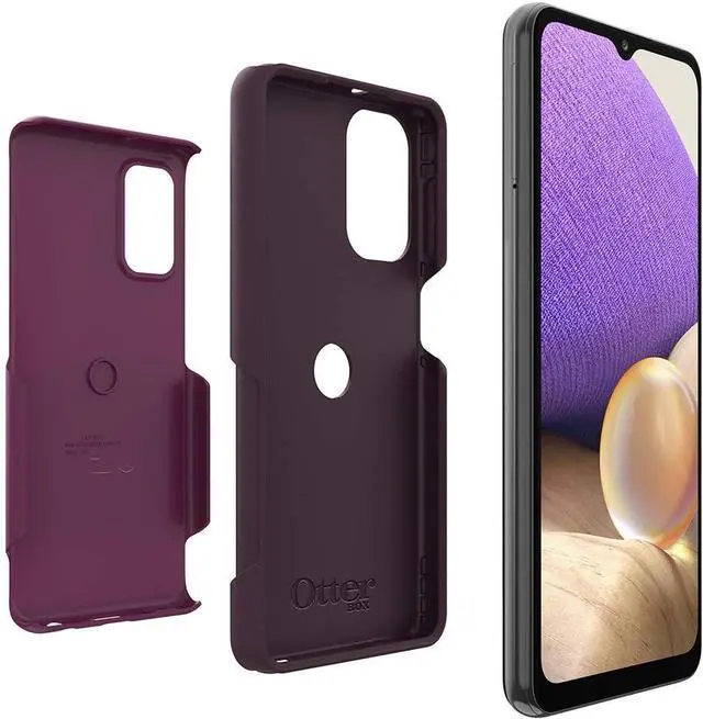 Alt view image 3 of 3 - Galaxy A32 5G Commuter Series Lite Case - Violet Way Slim & Tough Pocket-Friendly with Open Access to Ports and Speakers (no Port Covers)