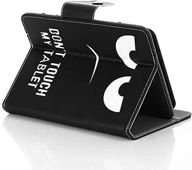 Alt view image 5 of 7 - Universal 11 inch Tablet Case 11 inch Tablet Cover Travel Portable Protective Folio PU Leather Stand Shell Casewith 4 Fixed Rings for All Kinds of 10-11 inch Android/iOS/Windows Tablet